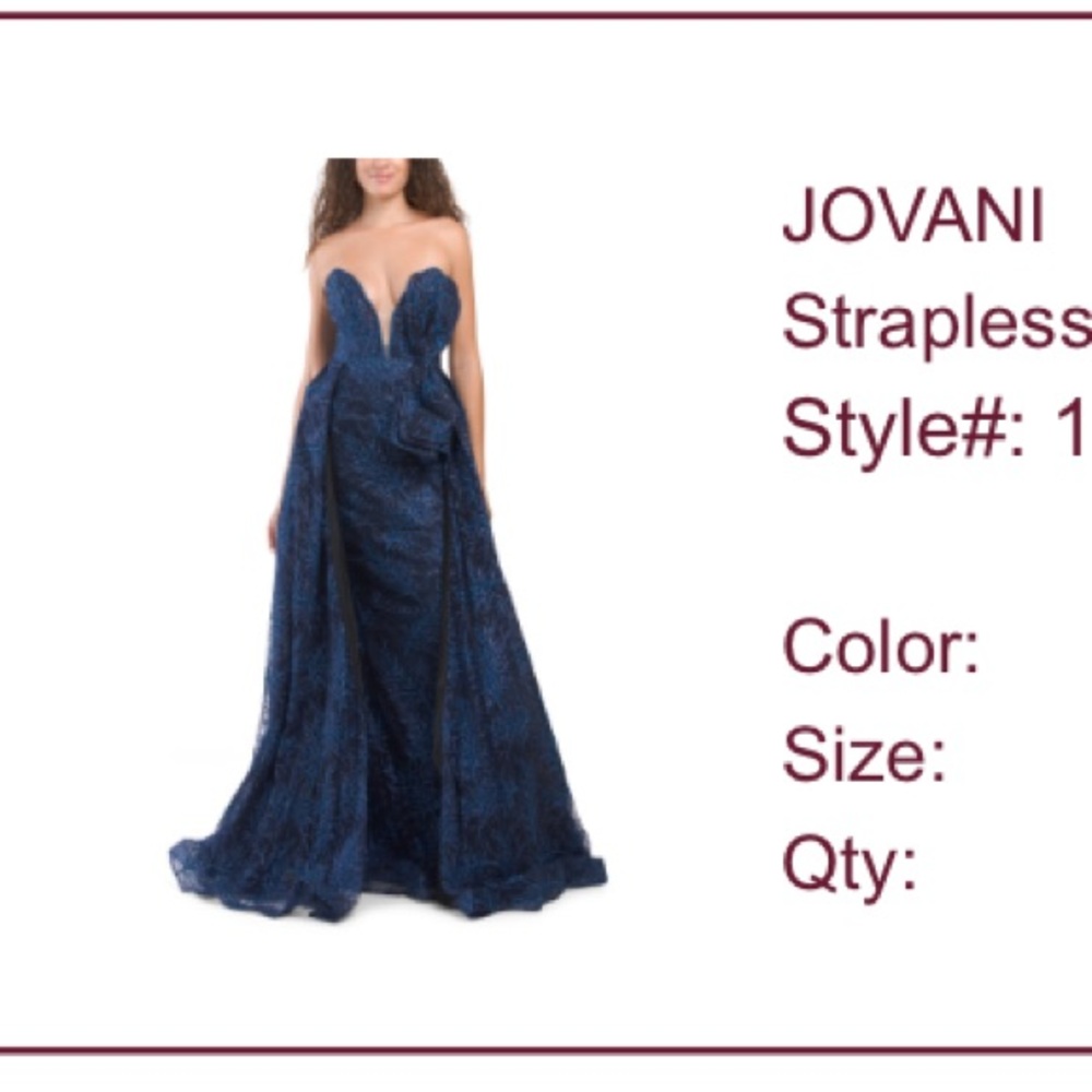 JOAVNI Navy Gown